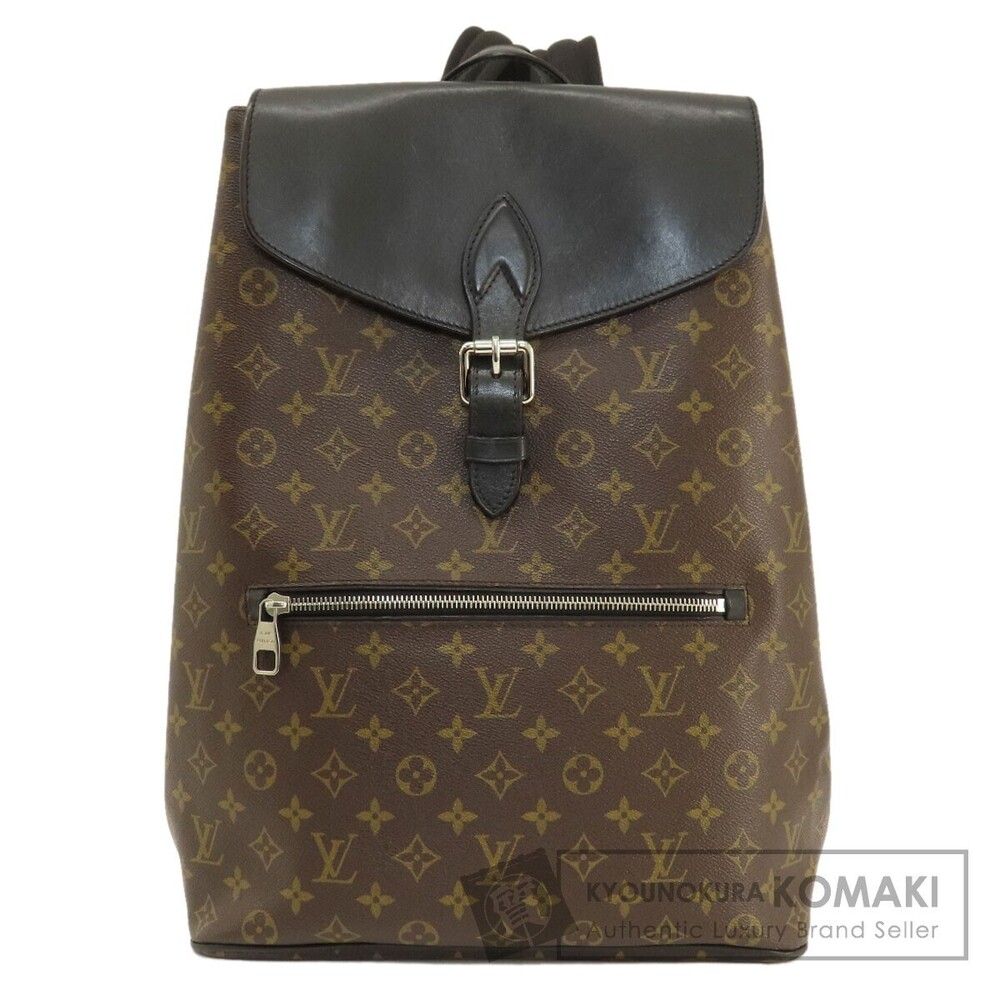 Louis Vuitton Macassar Brown Parc Monogram Backpack Rucksack Daypack Canvas